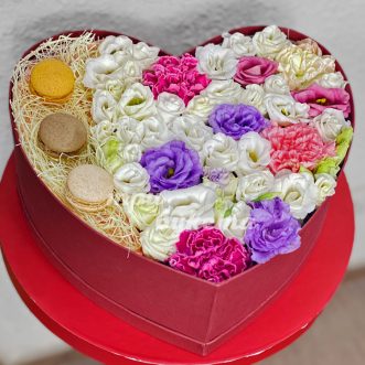 Эустомы на день святого Валентина